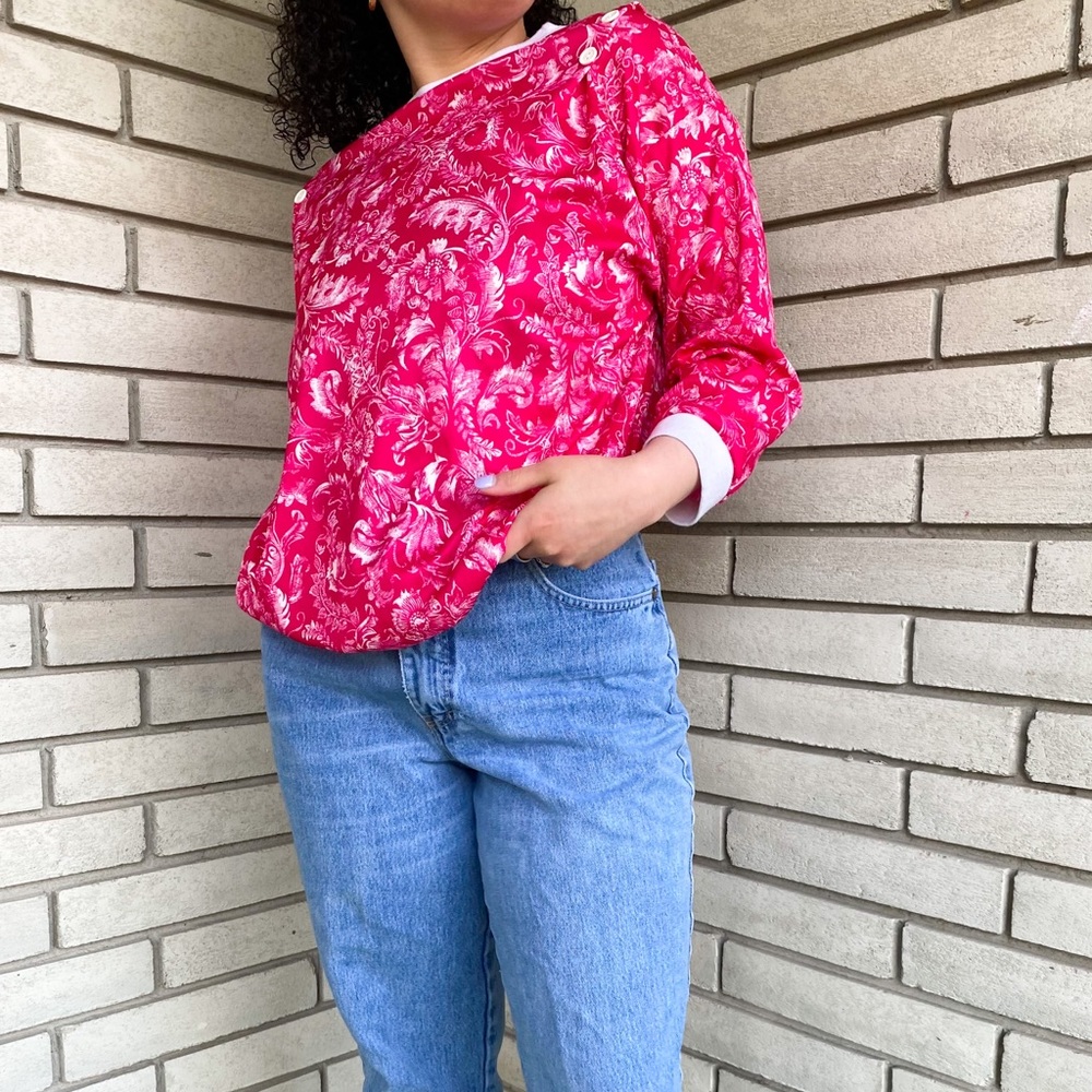 Floral Crewneck Sweater
